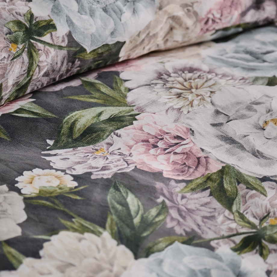 Pościel z bawełny satynowej Sofrine 160x200 cm z motywem kwiatowym