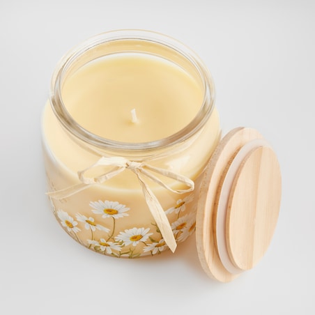 Świeca Zapachowa Daisy z motywem kwiatowym