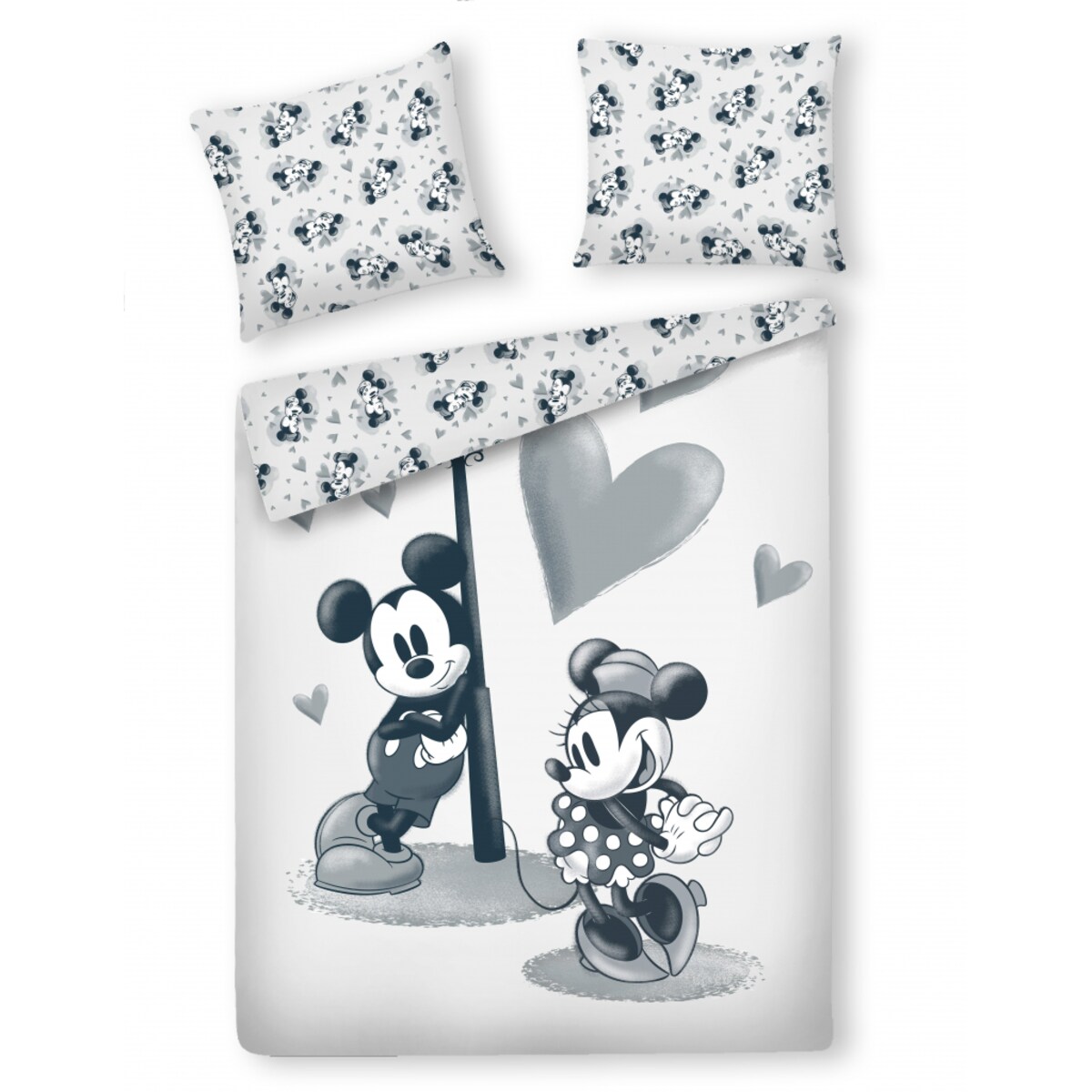 Pościel Z Bawełny Satynowej Mickeys 160x200