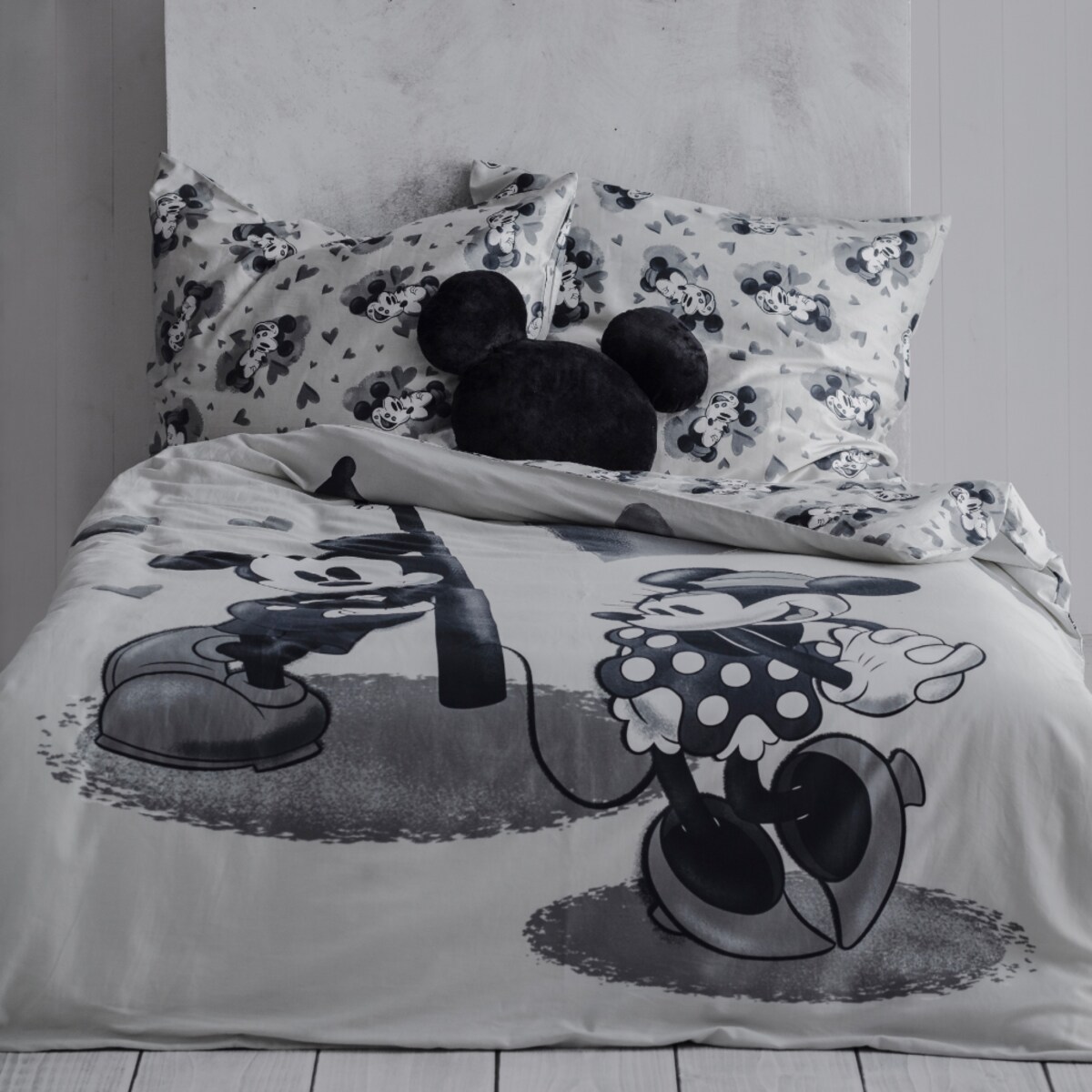 Pościel Z Bawełny Satynowej Mickeys 200x220