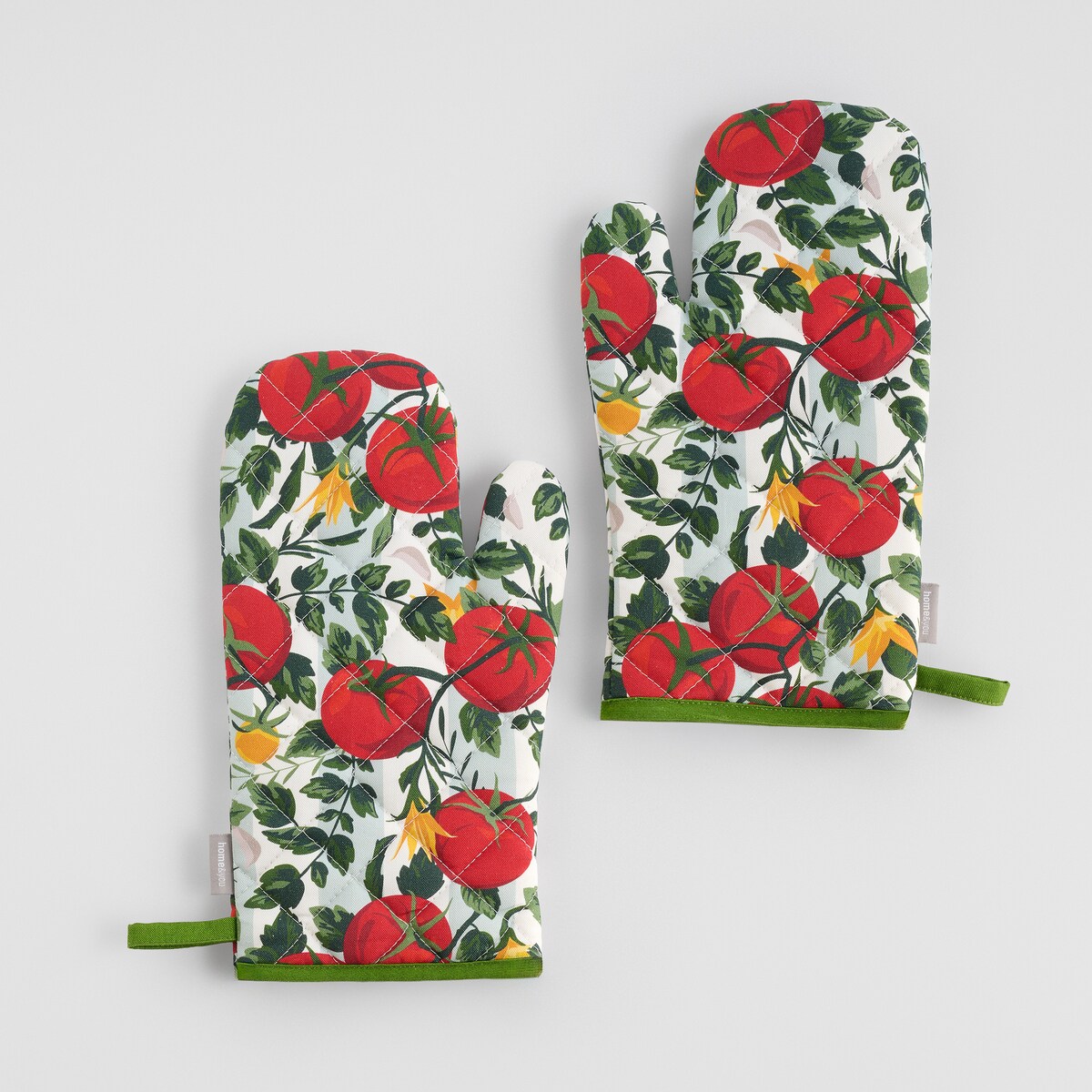 Komplet Rękawic Kuchennych Tobasi 18x30 cm z motywem warzyw