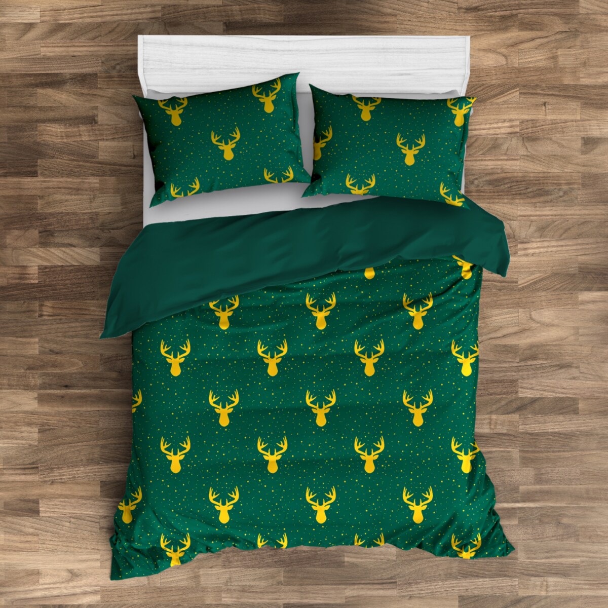 Pościel Z Bawełny Satynowej Antlers 160x200