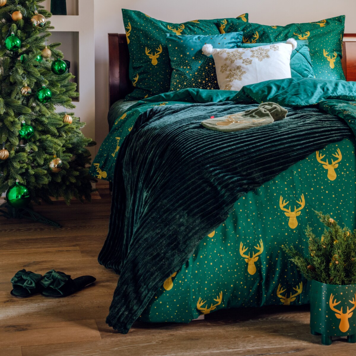 Pościel Z Bawełny Satynowej Antlers 200x220