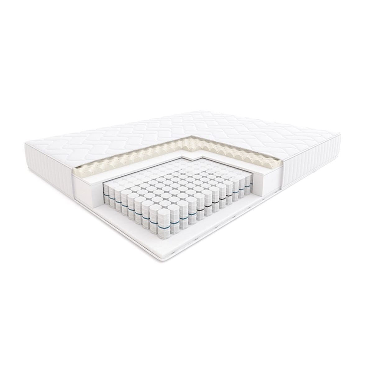 HILDING ZORBA - materac kieszeniowy, sprężynowy 140x200 Silver