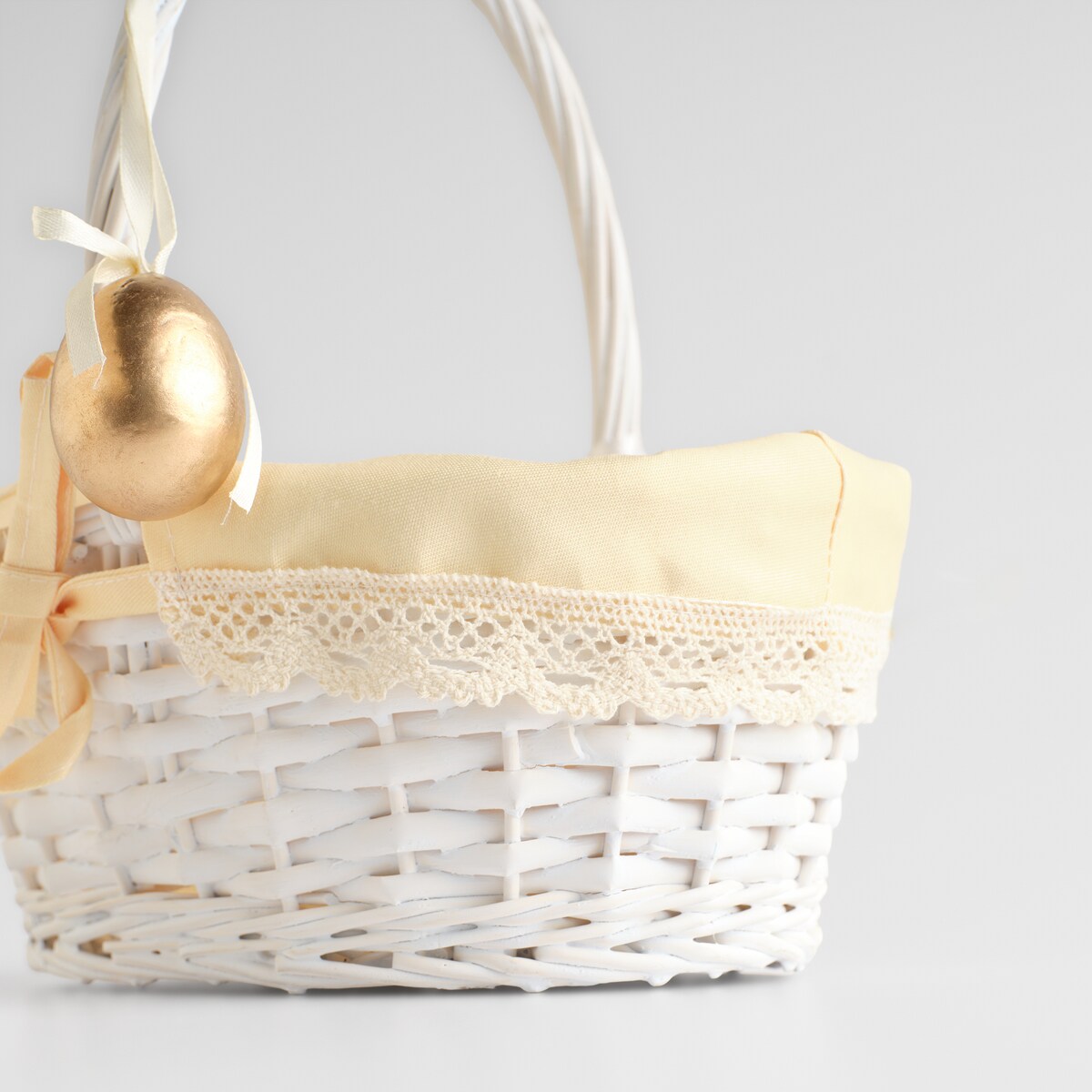 Koszyk z rączką Eggita 18x24 cm z motywem jajka