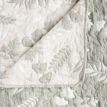 Narzuta Z Bawełną Florena 200x220 cm z motywem liściastym