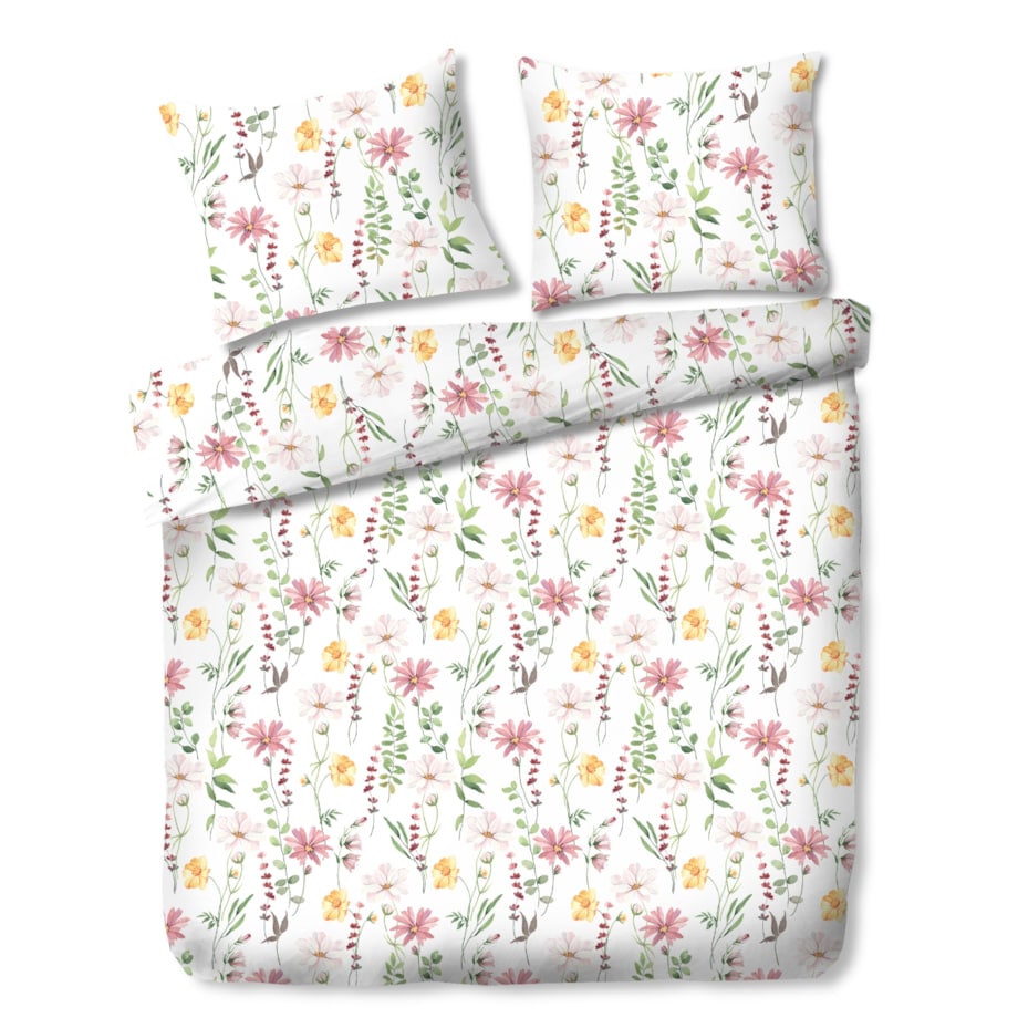 Komplet pościeli z mikrofibry Carrbra 200x220 cm z 2 poszewkami 70x80