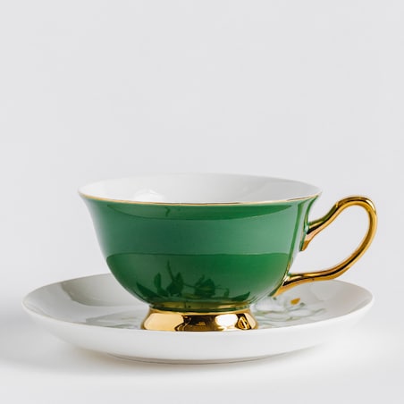 Filiżanka Ze Spodkiem Green Hana