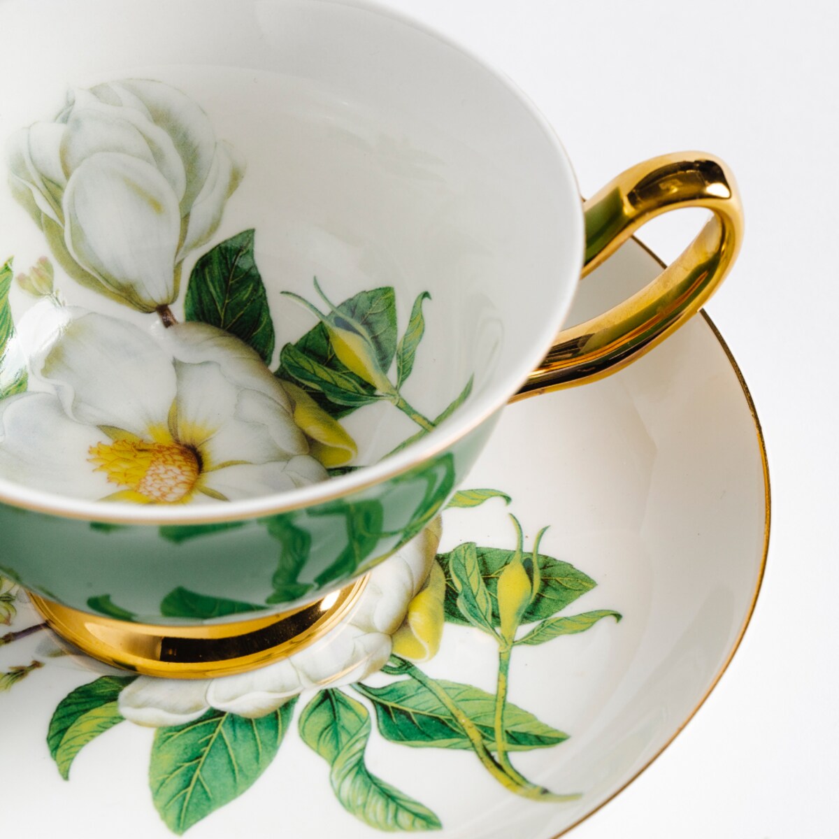 Filiżanka Ze Spodkiem Green Hana