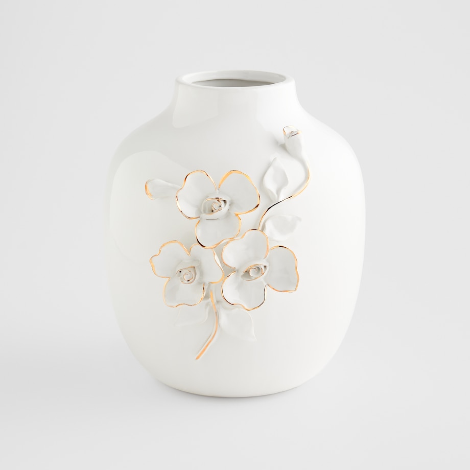 Wazon Fioreva z motywem kwiatowym