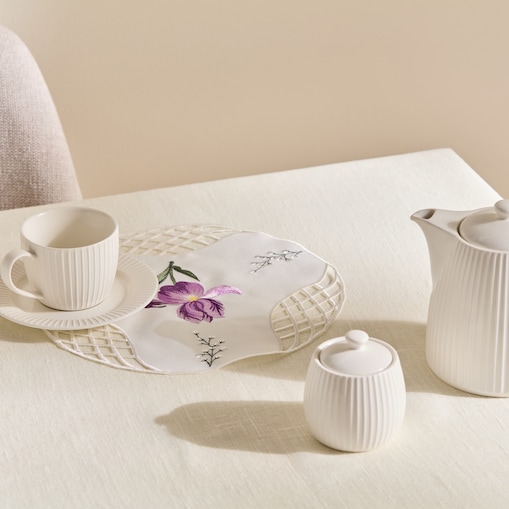 Serwetka Luya ø 28 cm z motywem kwiatowym