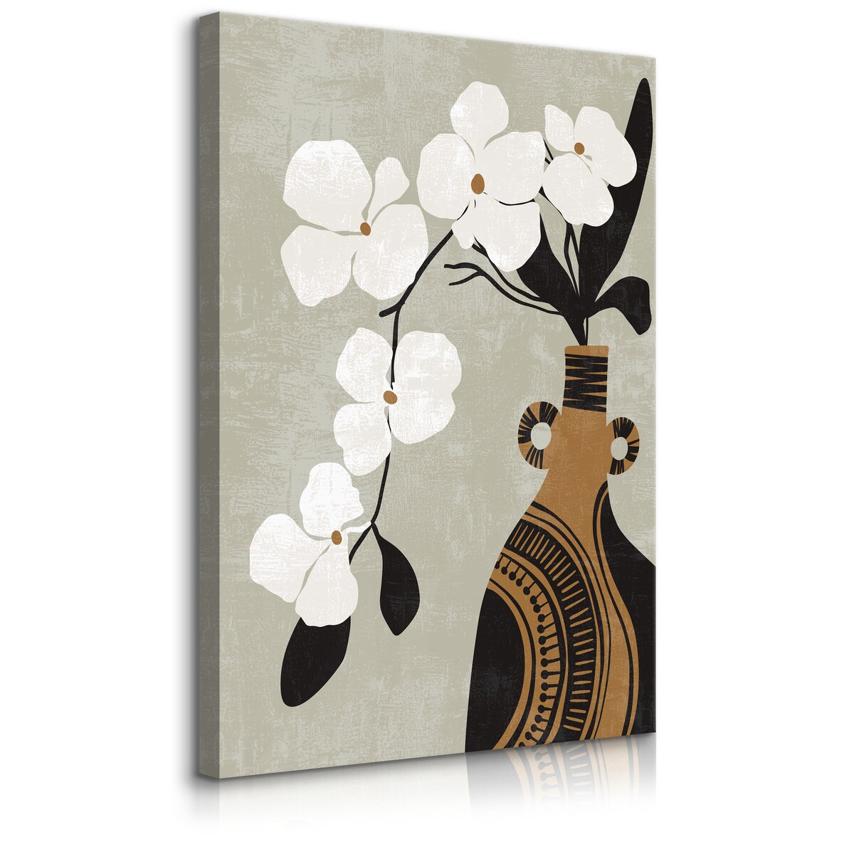 Obraz Orchidea W Stylu Boho 30x40cm