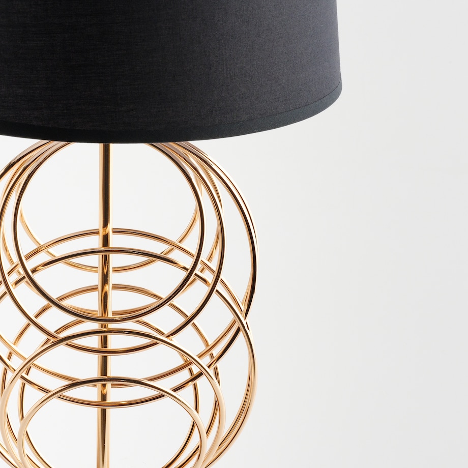 Tarmina lampa stołowa z metalową podstawą