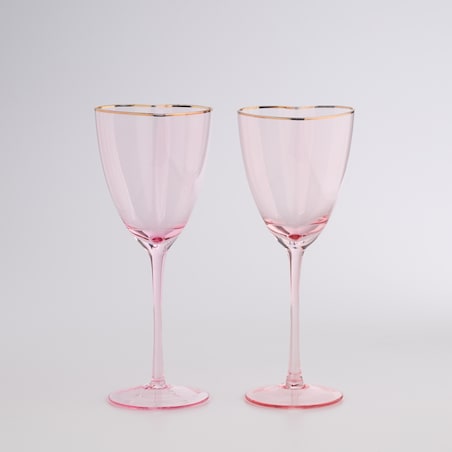 Komplet Kieliszków Do Wina Lovelis z motywem serc