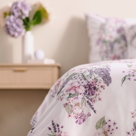 Pościel Z Mikrofibry Bezillo 160x200 cm z motywem kwiatowym