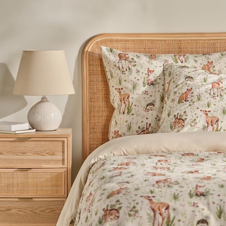 Pościel z bawełny satynowej Bambik 160x200 cm z motywem zwierzęcym