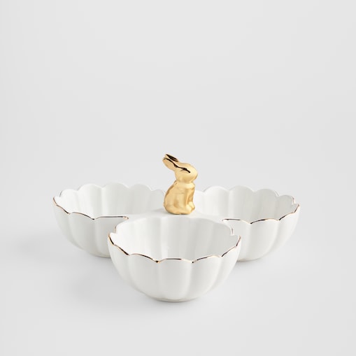 Patera Wonderland triple z motywem królika