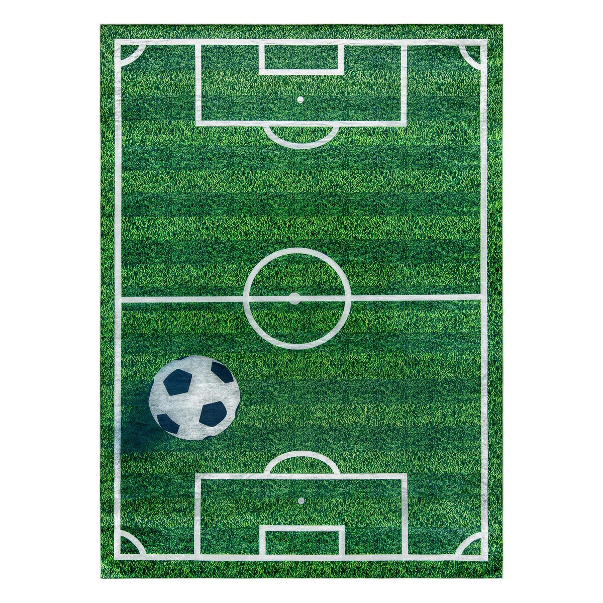 Dywan do prania BAMBINO 51760 Boisko, piłka 160x220 cm