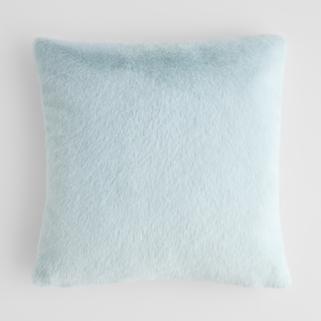 Poszewka Futrzana Molinio 45x45 cm w kratę