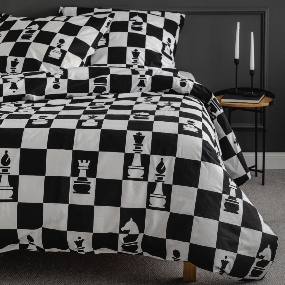 Pościel Bawełniana Checkmate 160x200