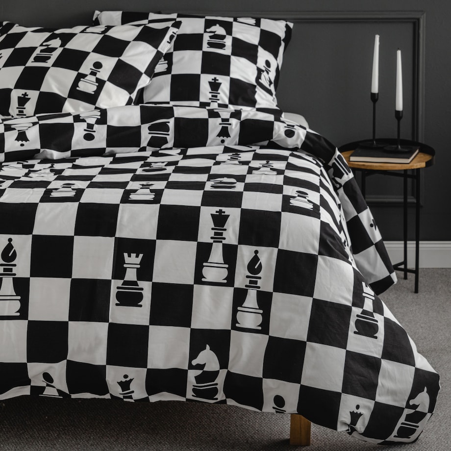 Pościel Bawełniana Checkmate 160x200