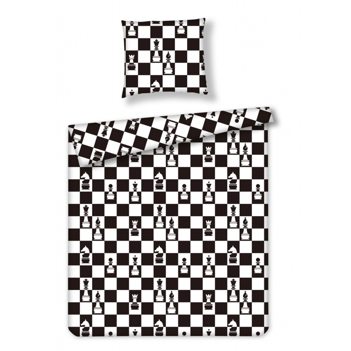 Pościel Bawełniana Checkmate 160x200