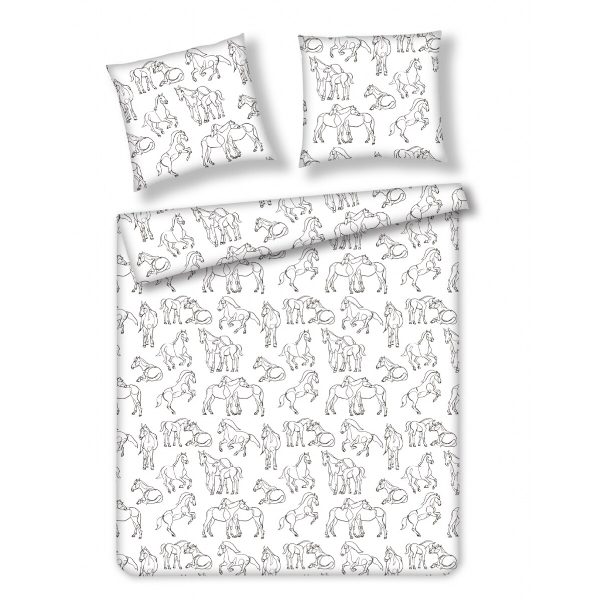 Pościel Bawełniana Equestri 200x220