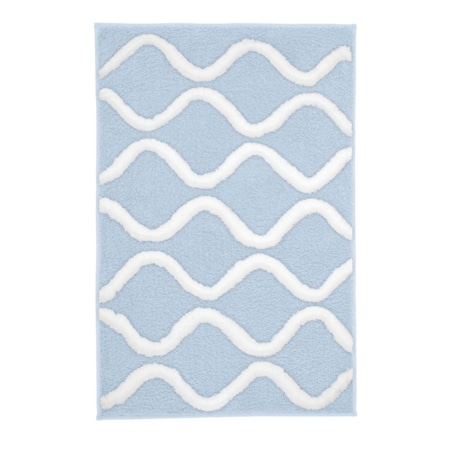 Kleine Wolke Piana Dywanik łazienkowy Steelblue Niebieski 60x 90 cm