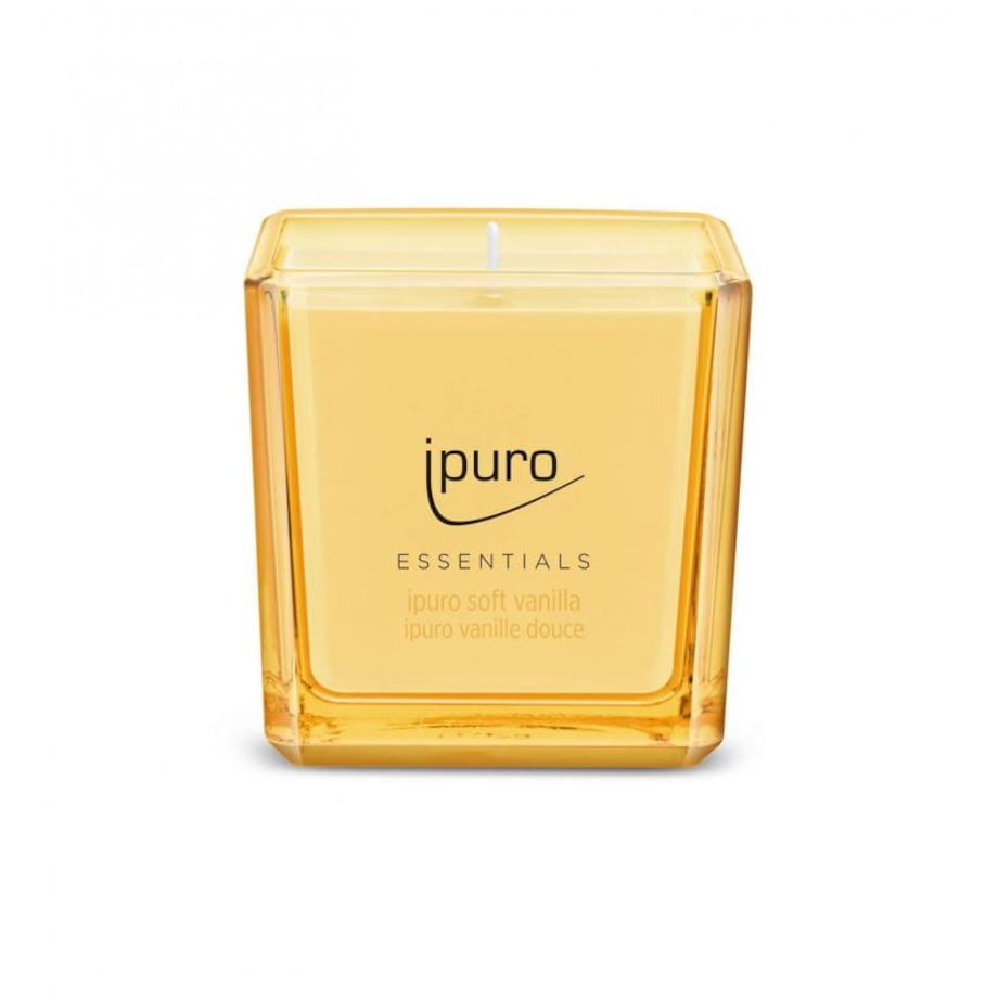 Świeca zapachowa ipuro ESSENTIALS, Soft Vanilla, 125g