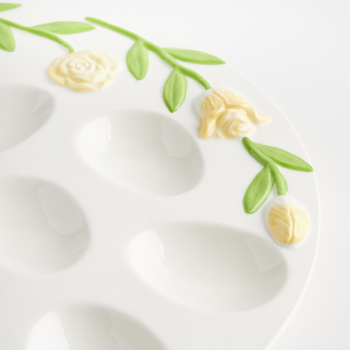 Patera Na Jajka Tulipano z motywem kwiatowym