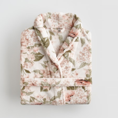 Szlafrok Amorette z motywem kwiatowym