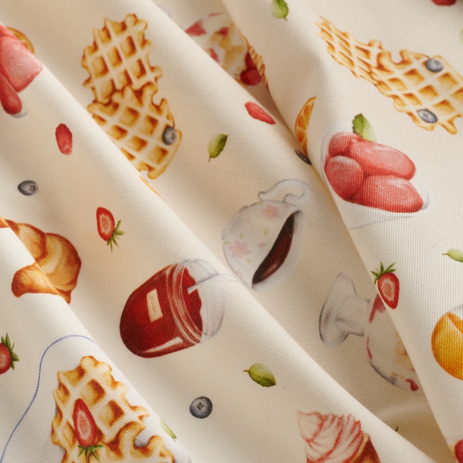 Komplet Ścierek Brunchery 45x65 cm z motywem kulinarnym