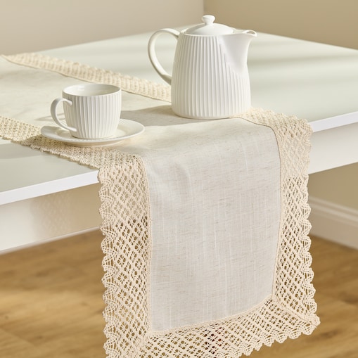 Bieżnik koronkowy Lacel 40x180 cm