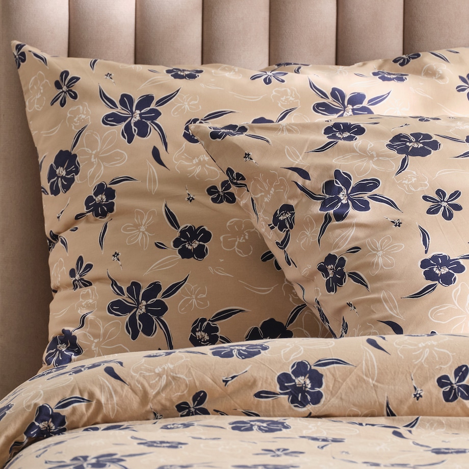 Pościel Bawełniana Damoris 160x200 cm z motywem kwiatowym