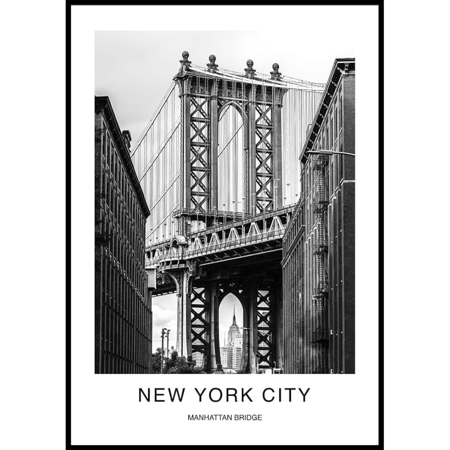 plakat manhattan bridge new york usa - nowy jork 70x100 cm