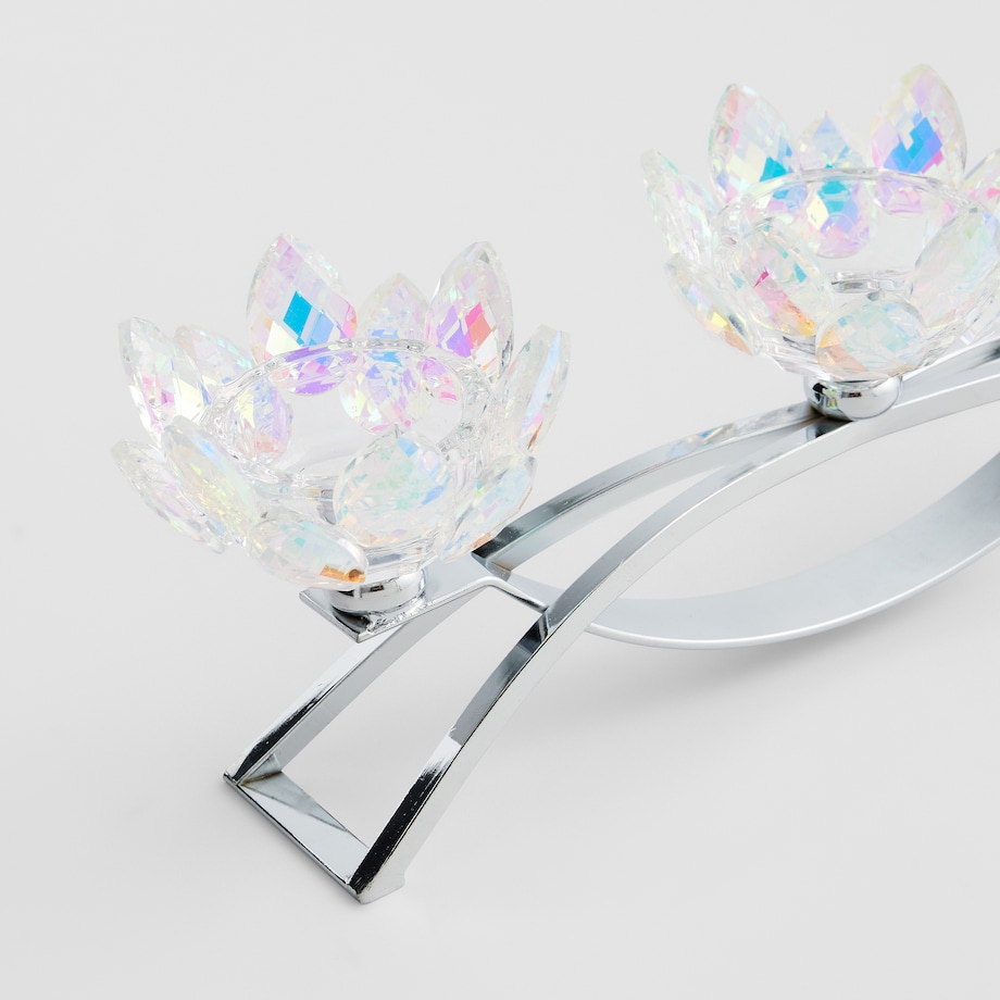 Świecznik potrójny Cristal shine small trio