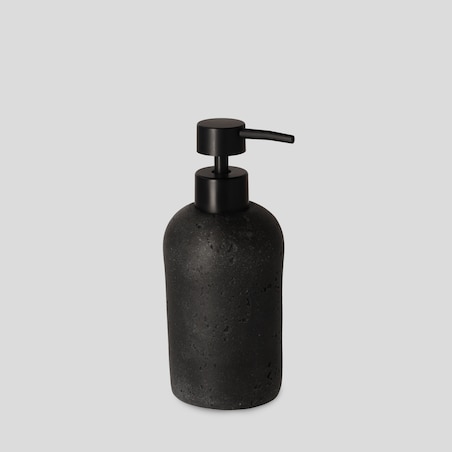 Dozownik łazienkowy z masy żywicznej kamienny efekt rock