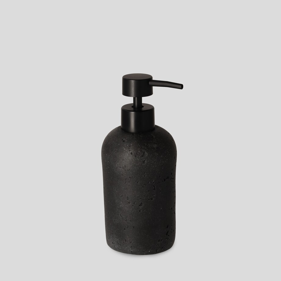 Dozownik łazienkowy z masy żywicznej kamienny efekt rock