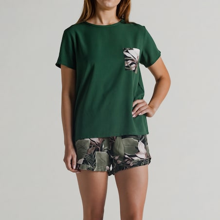 Piżama Z Wiskozy Tropicani