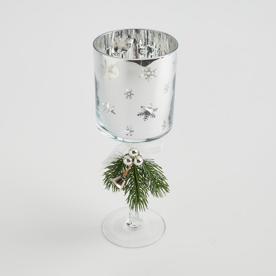 Świecznik Flejken z motywem śnieżynki