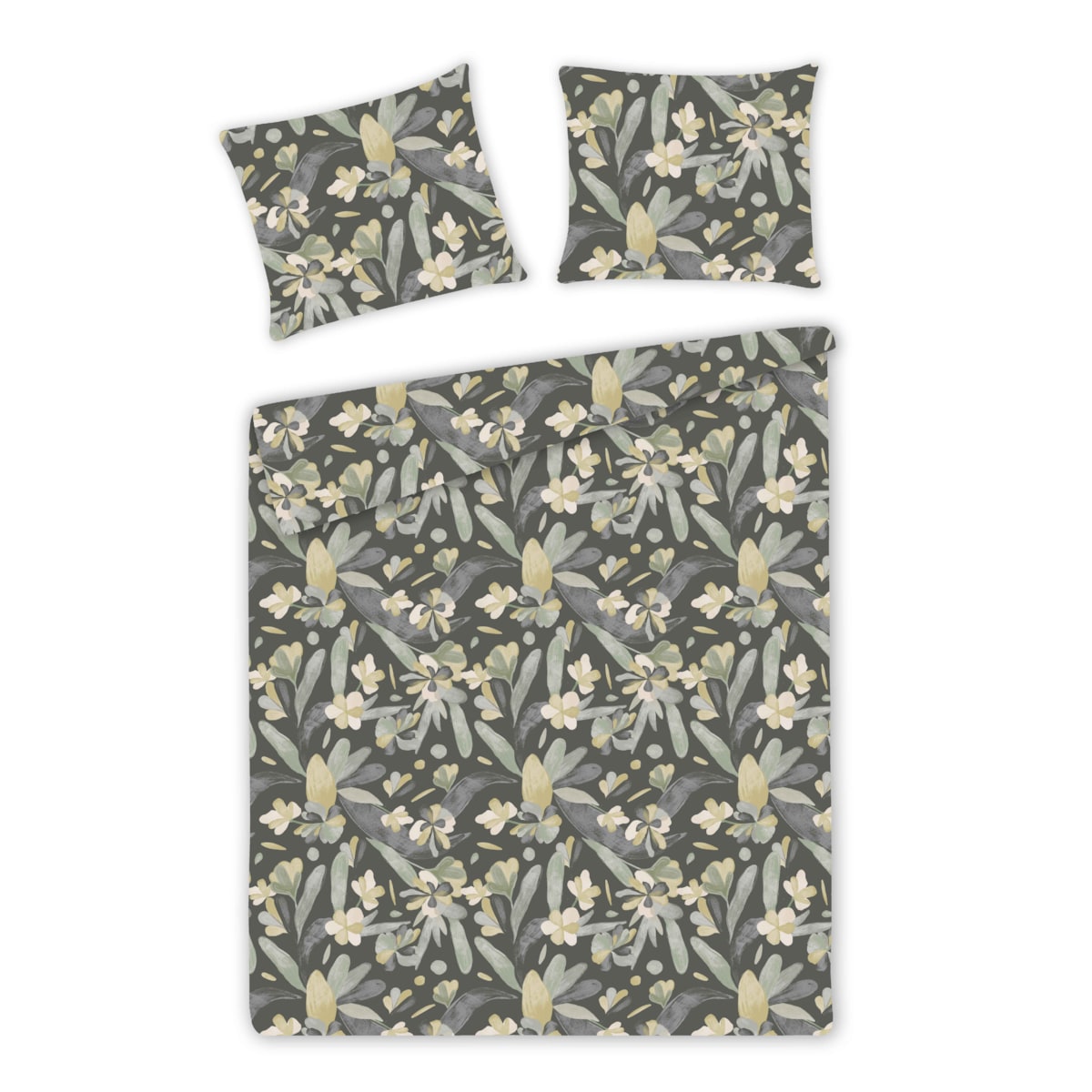 Pościel Bawełniana Carlene 200x220 cm z motywem liściastym