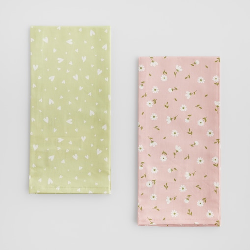 Komplet Ścierek Avis 45x65 cm z motywem serc