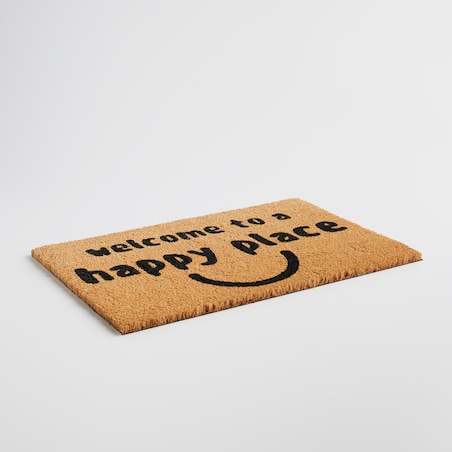 Wycieraczka Happy 40x60 cm z napisami