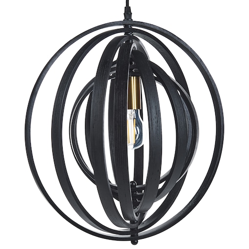Lampa wisząca MURRELL Drewno topolowe