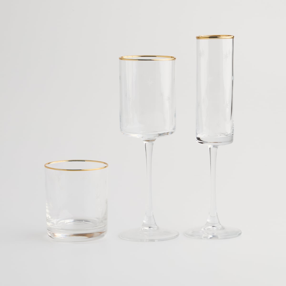 Szklanka Estrella z motywem gwiazdy