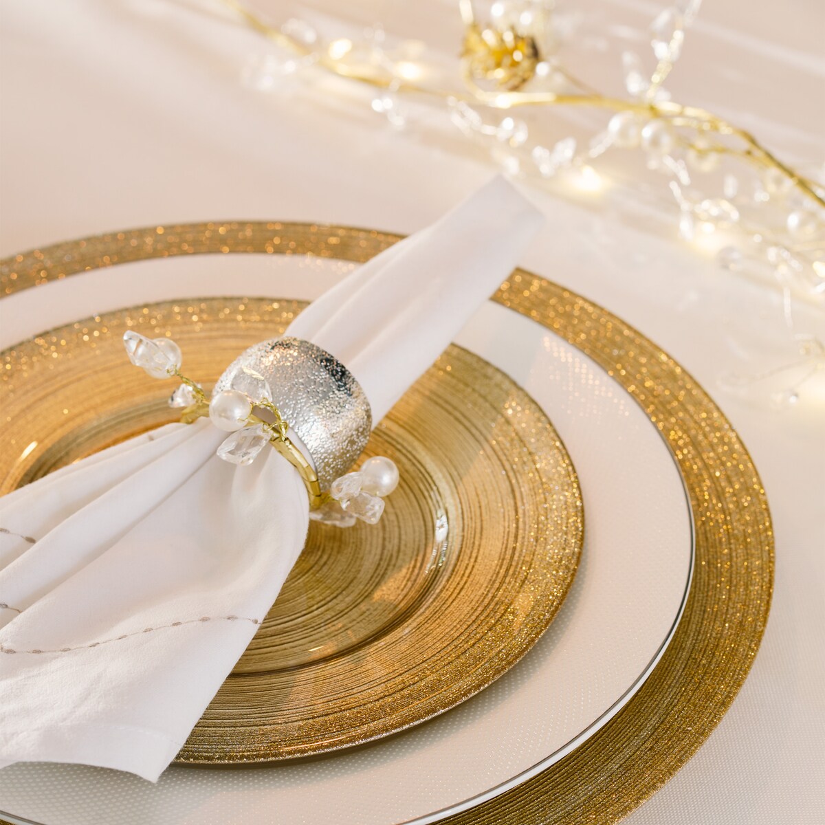 Komplet obrączek na serwetki Nikani