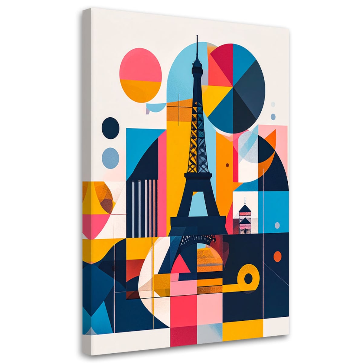 Obraz do salonu sypialni biura, Paryż Wieża Eiffla w stylu Bauhaus 80x120