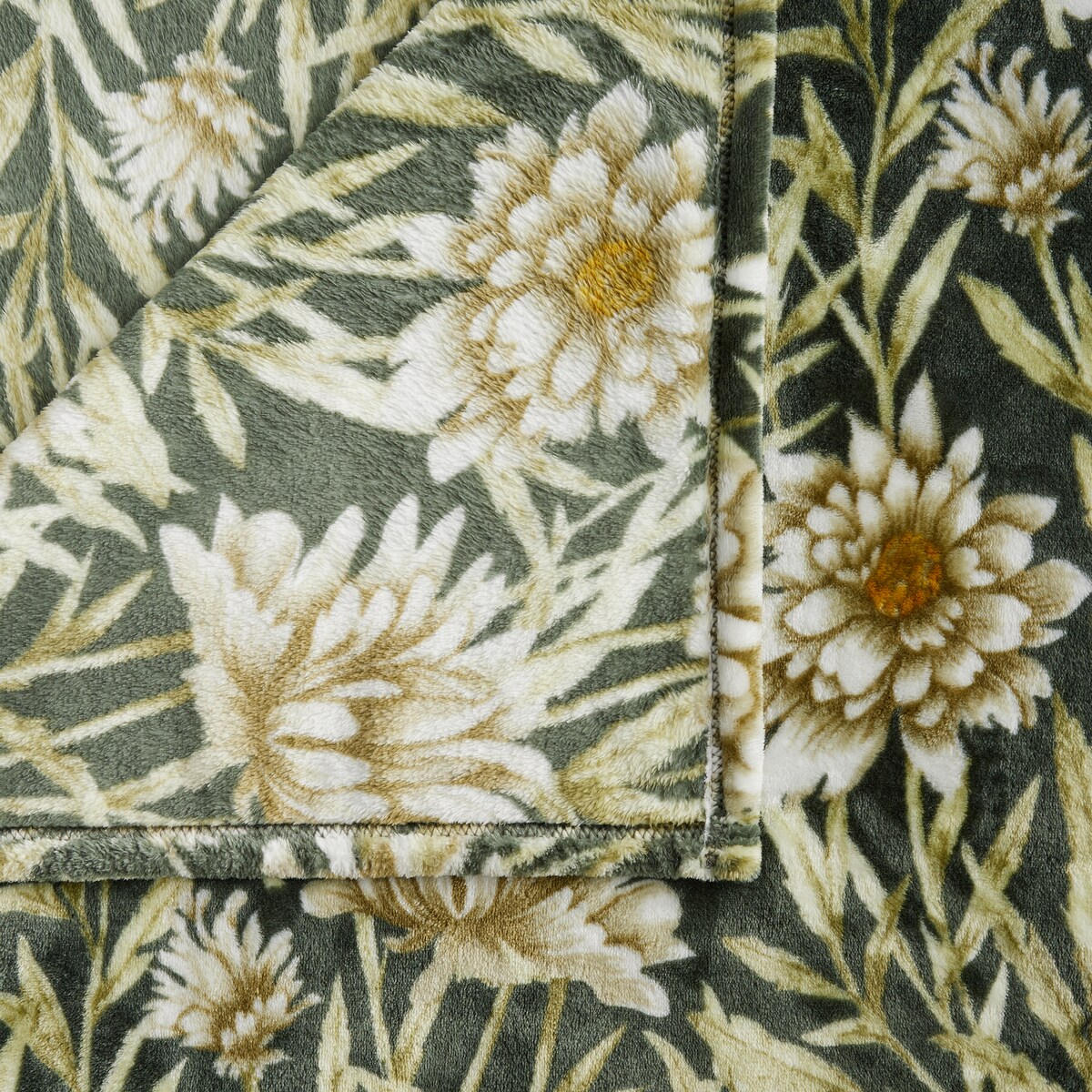 Koc Forica 150x200 cm z motywem kwiatowym