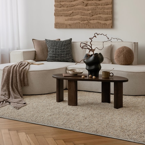 Dywan Nowoczesny Blanca 160x230 cm Popcorn Brązowy