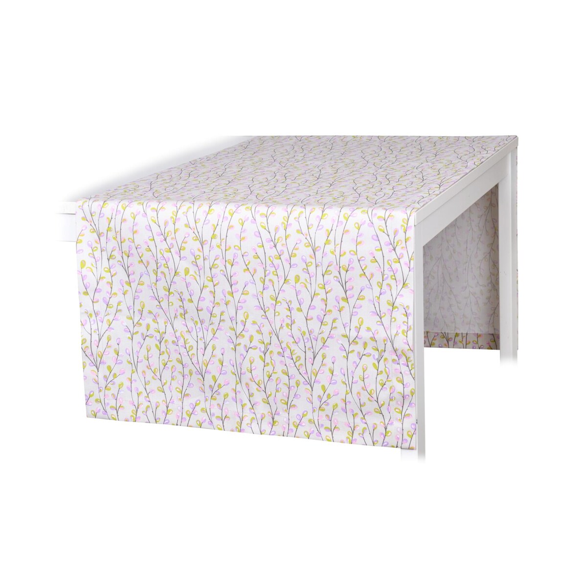 Bieżnik z motywem gałązek wierzby Purple Willow